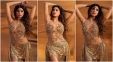 Janhvi Kapoor Shimmers in Golden Outfit